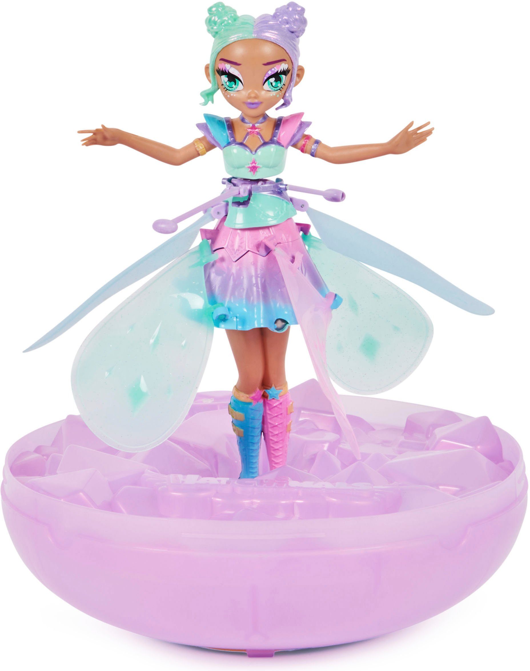 Spin Master Spielfigur Hatchimals, Crystal Flyers, Kawaii, die fliegende Fee