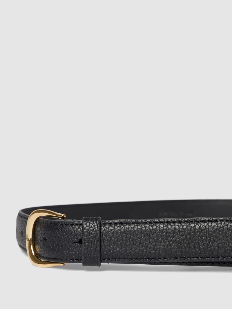 Gürtel mit Label-Detail Modell 'KENTON' in schwarz