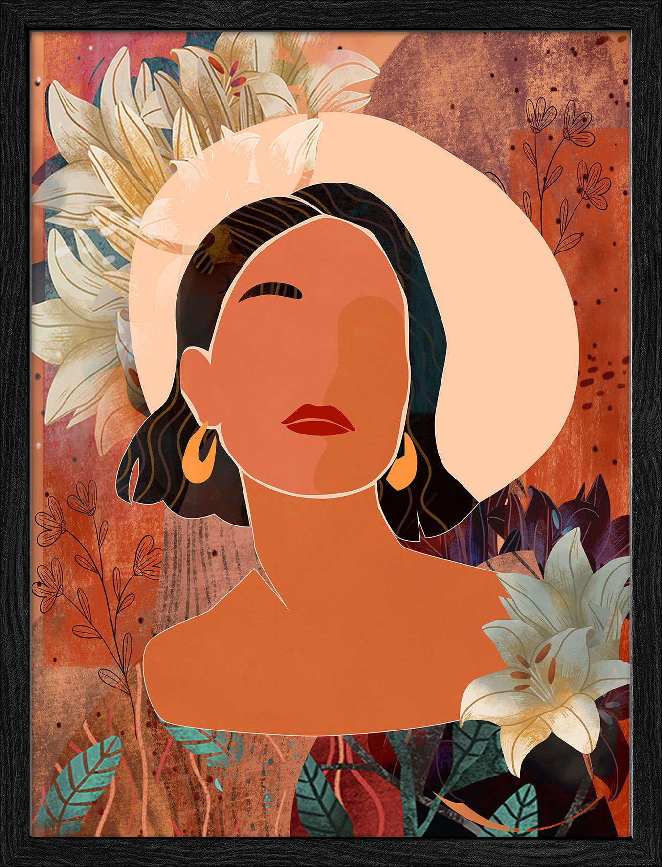 Pro ArtKunstdruck gerahmt 32,5x42,5cm