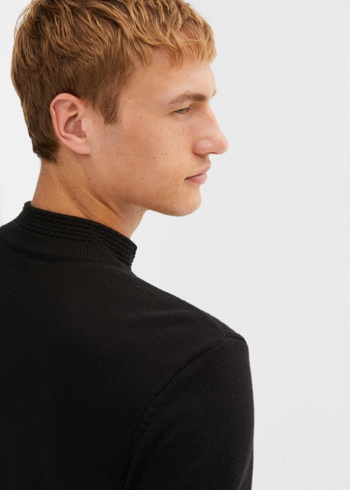 Pullover mit Stehkragen