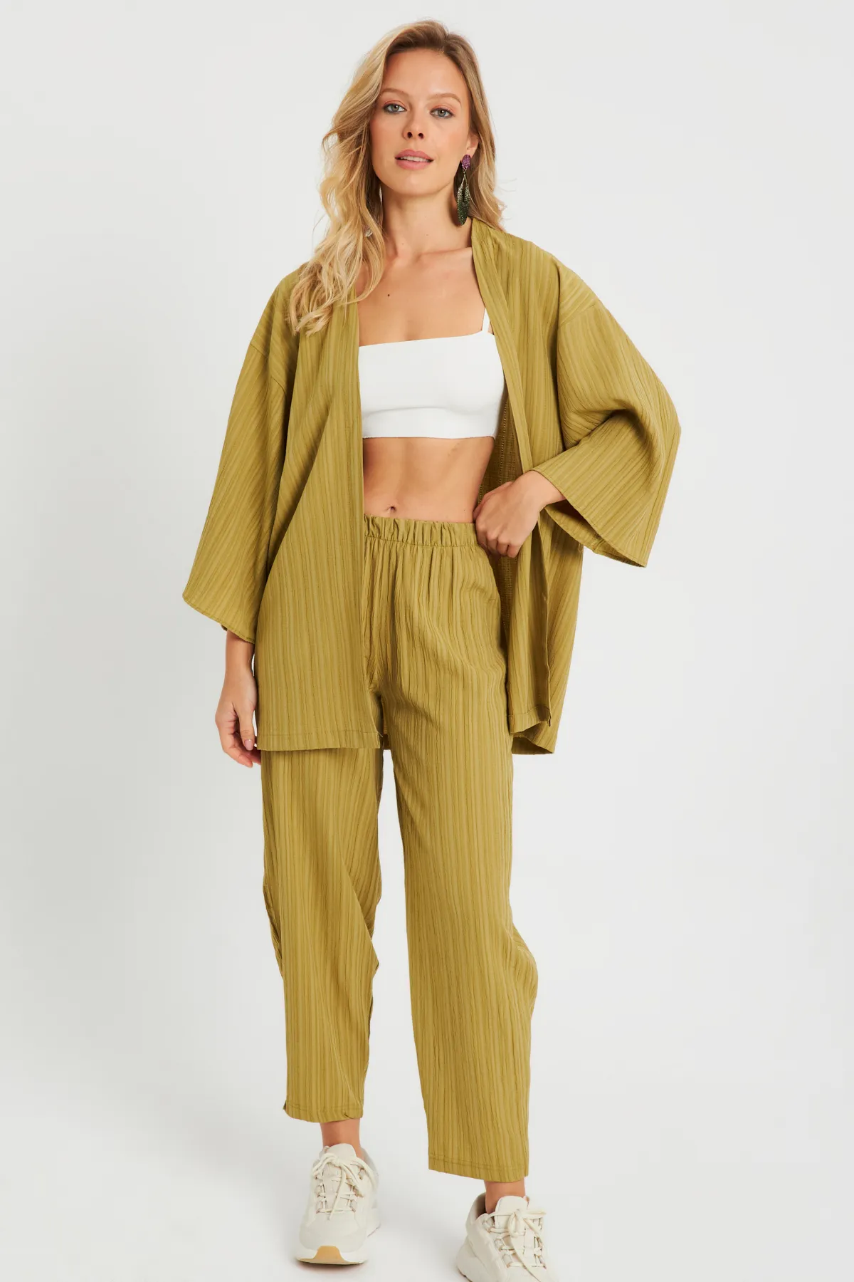 Cool & Sexy  Zweiteiler - Khaki - Regular Fit