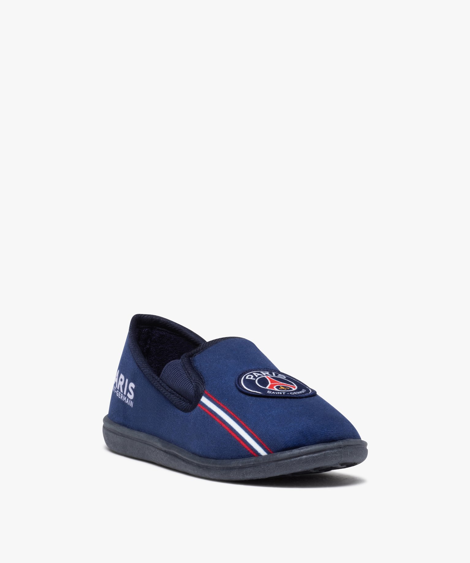 Chaussons Garçon imprimés foot à enfiler - Paris Saint-Ge... bleu | GEMO