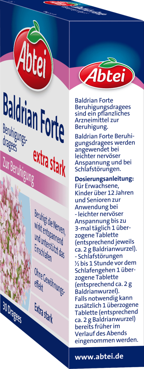 Baldrian Forte Beruhigungsdragees, 30 St