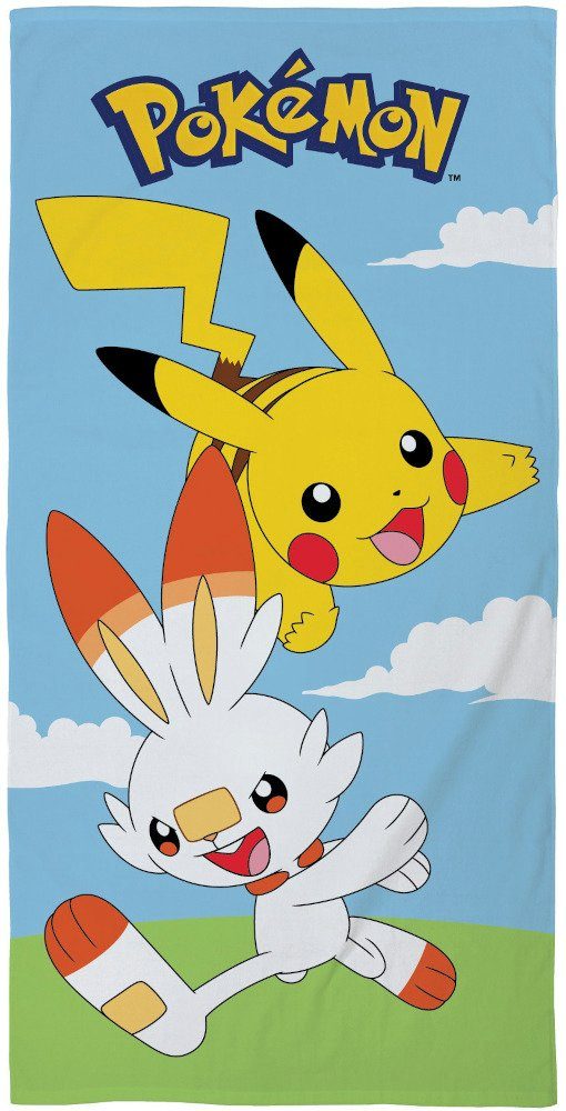 POKÉMON Badetuch Pokemon Badetuch Handtuch Strandtuch 70 x 140 cm