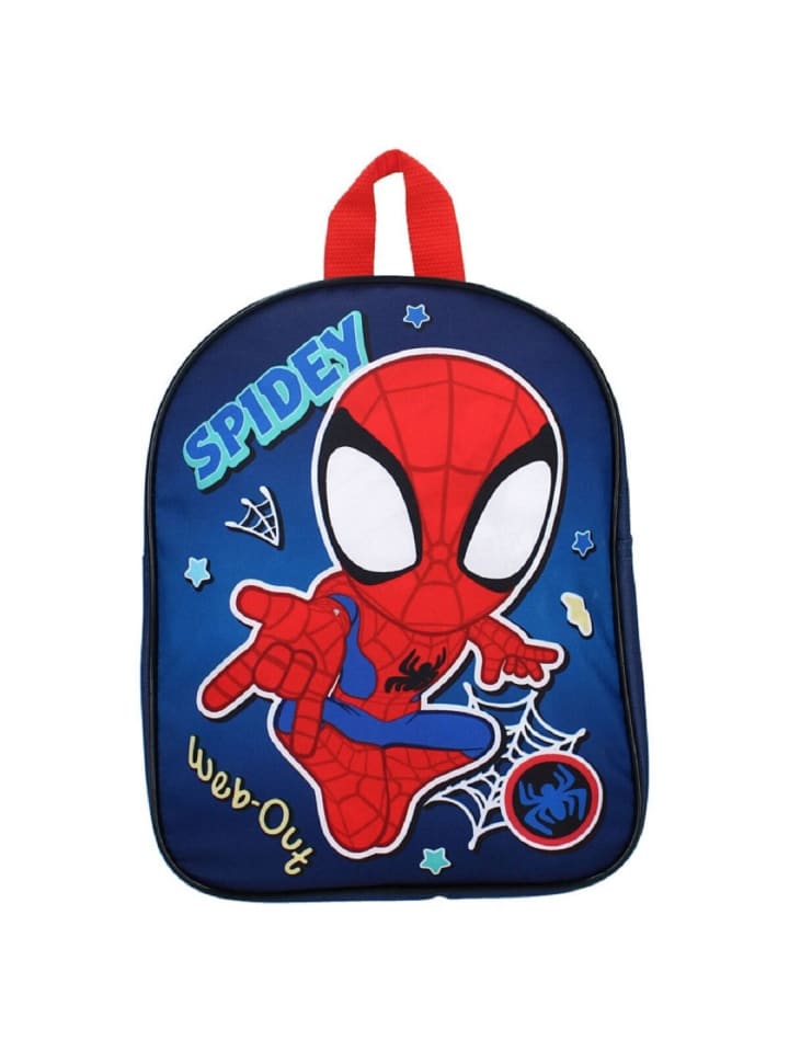 Spiderman Spiderman Rucksack Robuste Kindertasche für Schule, Freizeit in Blau günstig kaufen 29 x 8 cm