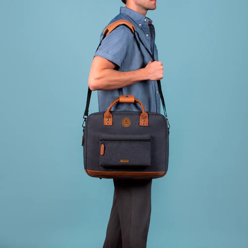 London grey laptop bag