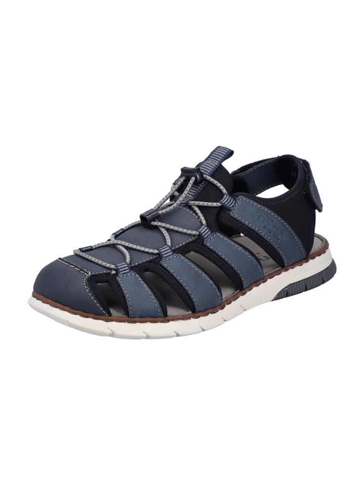 rieker Komfort Sandalen in Blau günstig kaufen