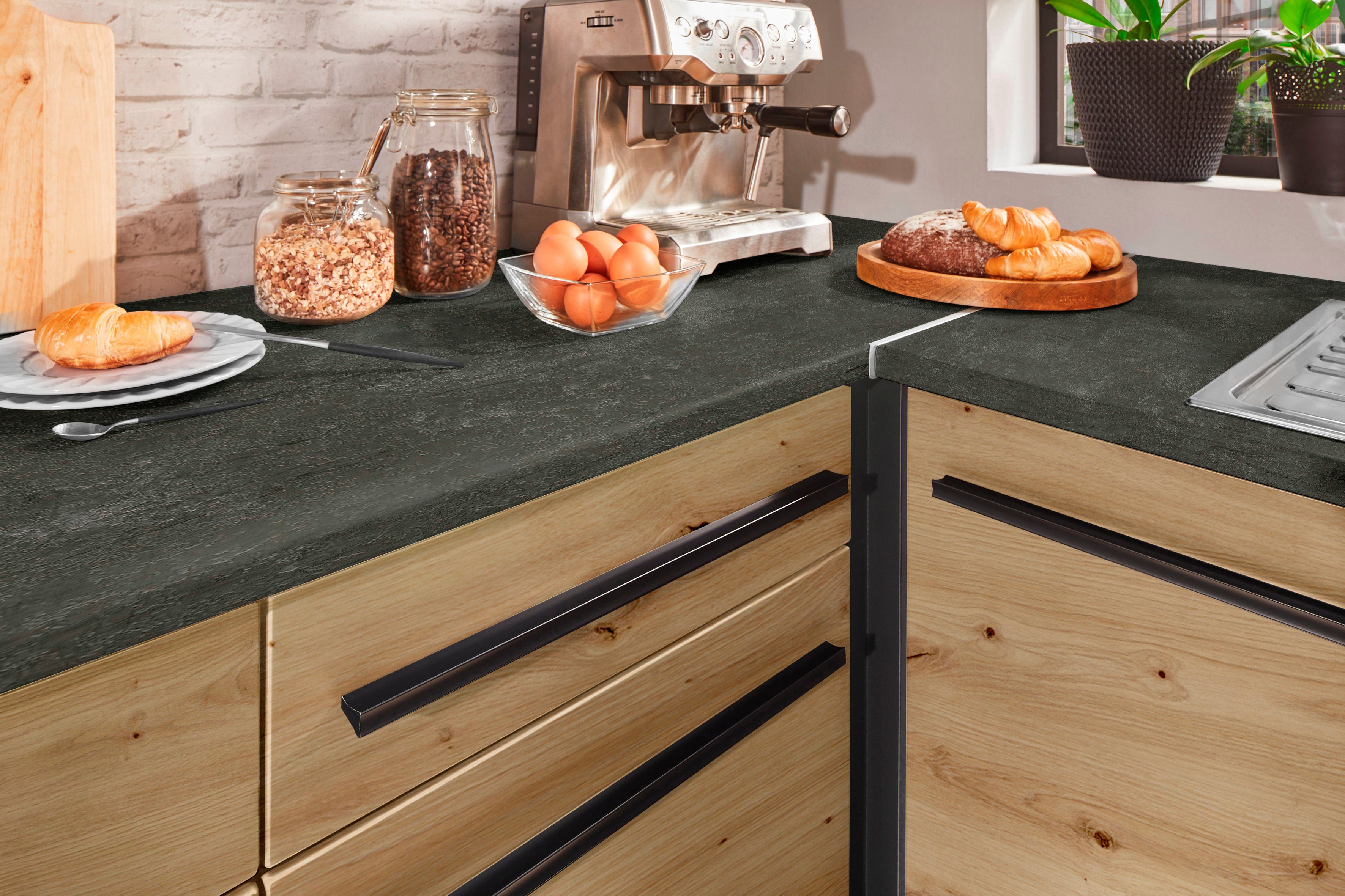 BASIC by Balculina Winkelküche Jazz, Stellbreite 320/175 cm, wahlweise mit E-Geräten