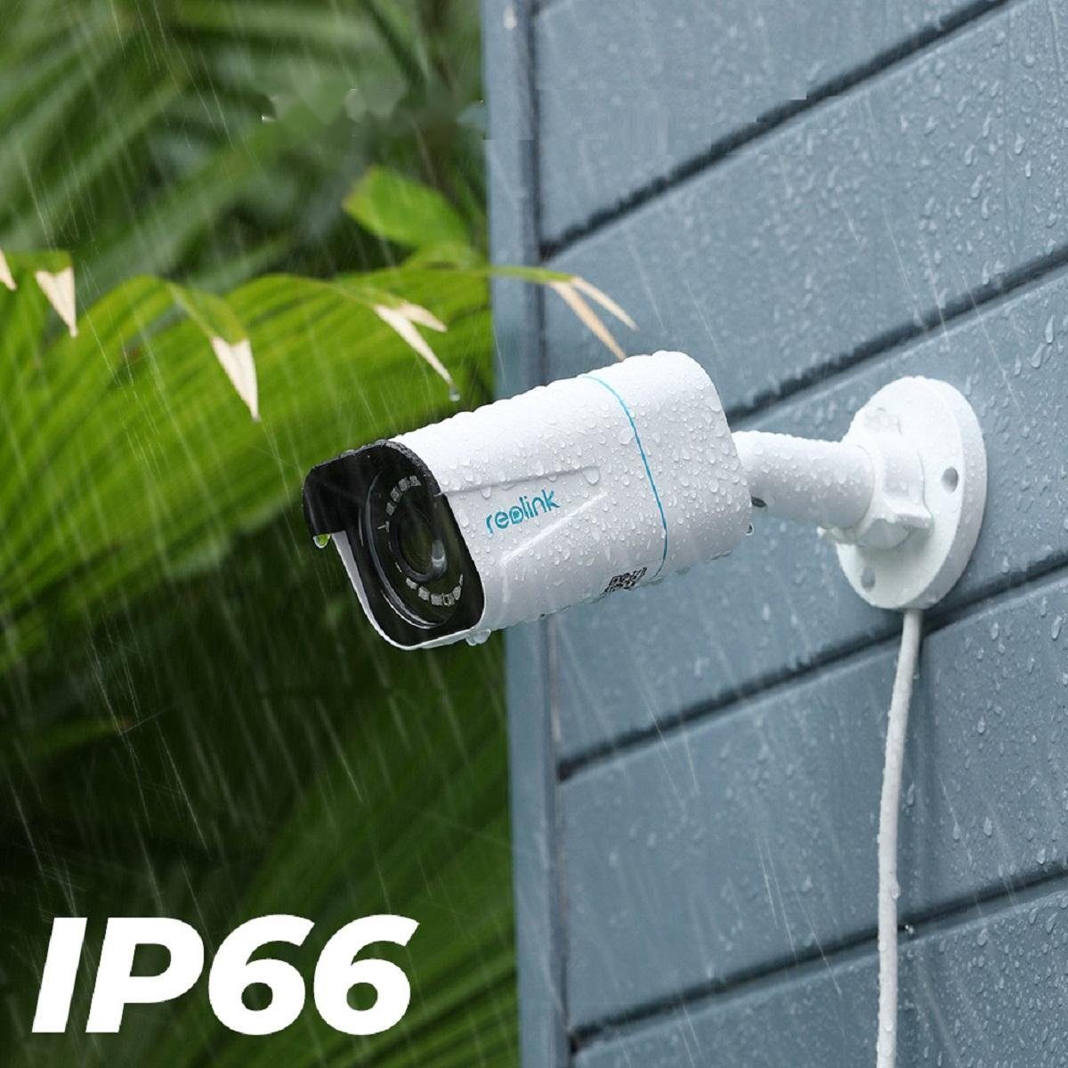 Reolink RLC-810A Überwachungskamera (Außenbereich, Innenbereich, 4K Smarte PoE kamera, Personen-/Fahrzeugerkennung, 8MP IP Kamera mit Audio und Micro SD Kartensteckplatz, 30m IR Nachtsicht, IP66 Wasserfest, Zeitraffer, Smart Home)