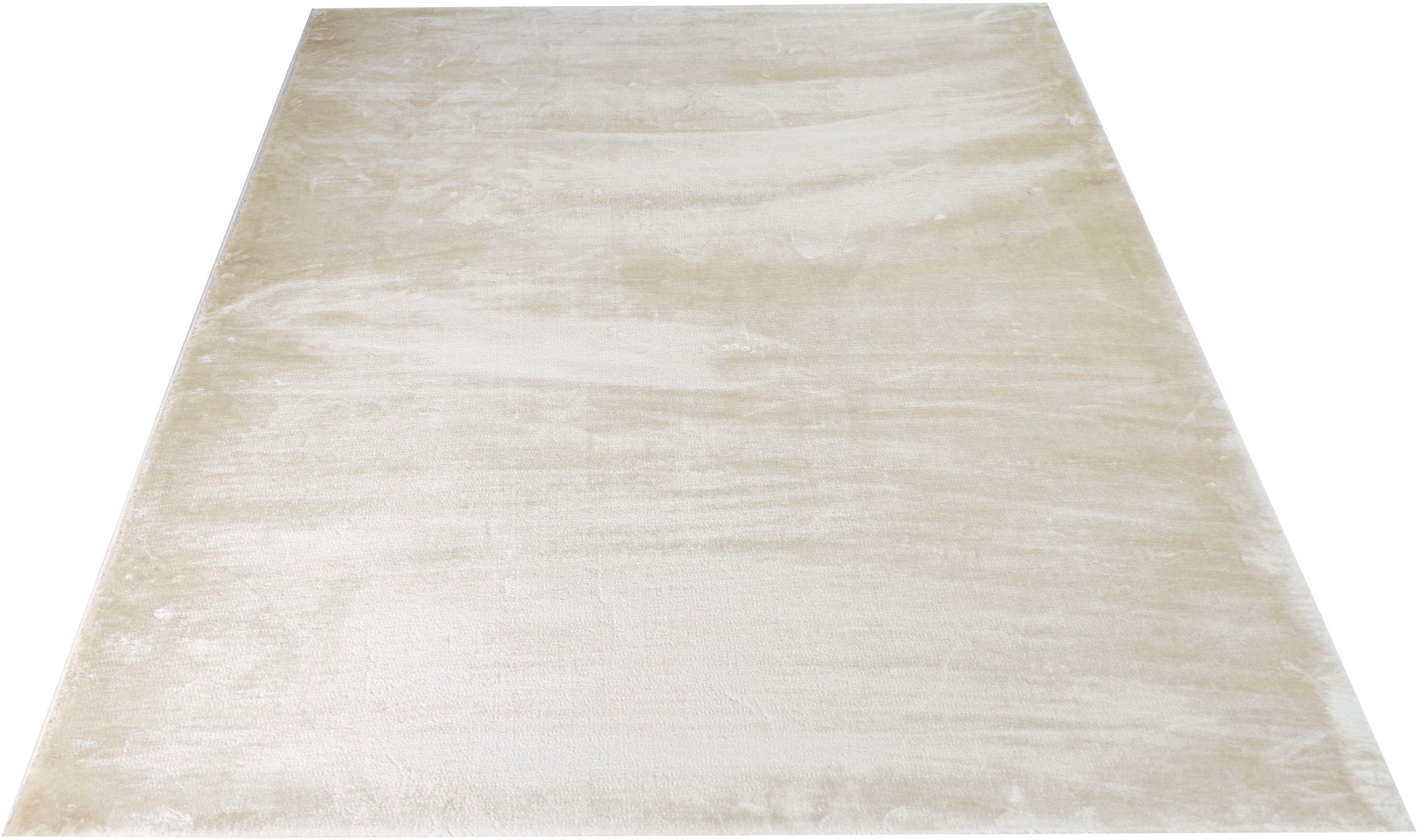 Hochflor-Teppich Cashmere, Fell-Optik, Leonique, rechteckig, Höhe: 25 mm, changierend, weiche Teppiche, Wohnzimmer, Schlafzimmer, Kinderzimmer