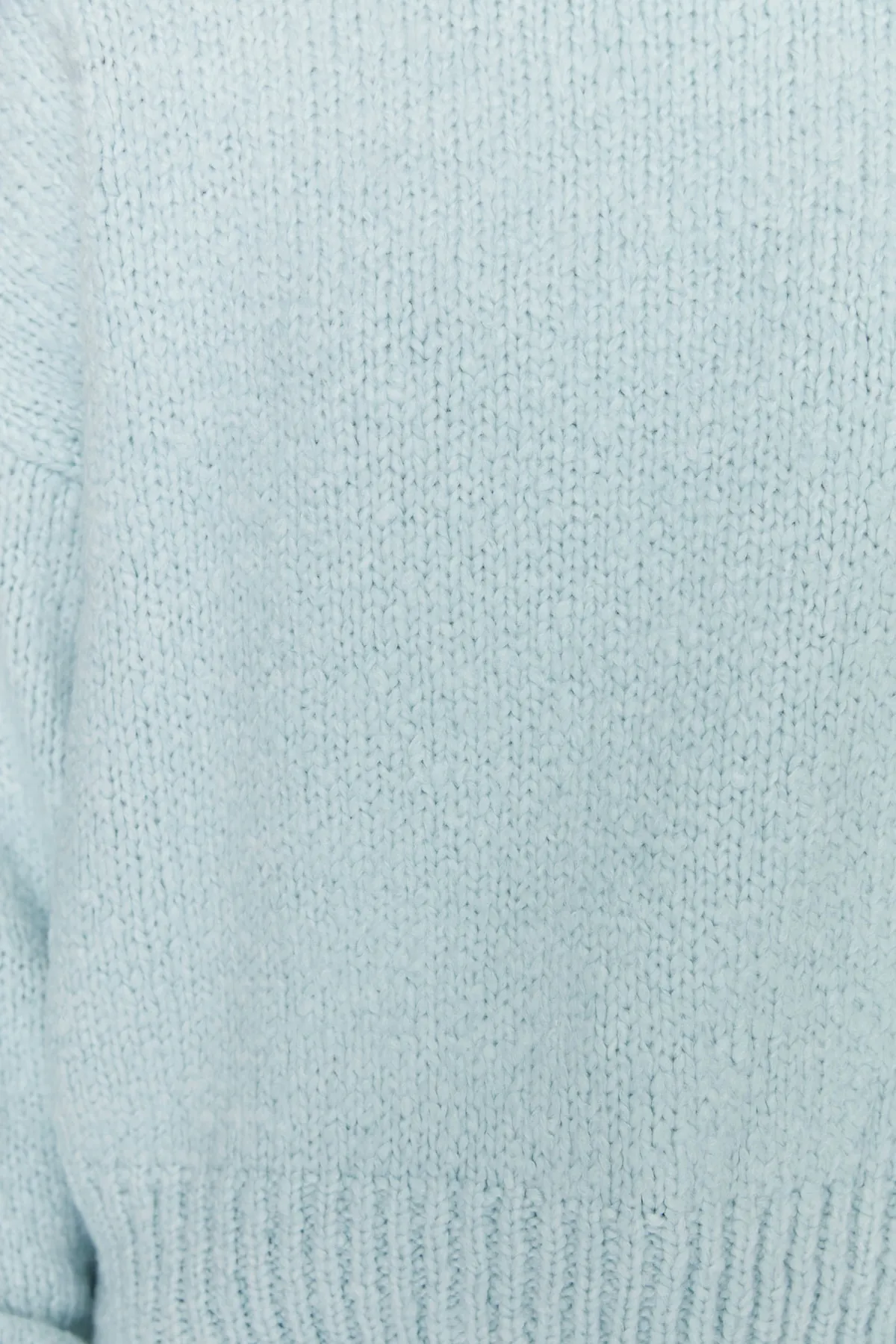 Trendyol Collection  Mintfarbener, weicher, strukturierter Basic-Strickpullover mit weiter Passform TWOAW23KZ00185