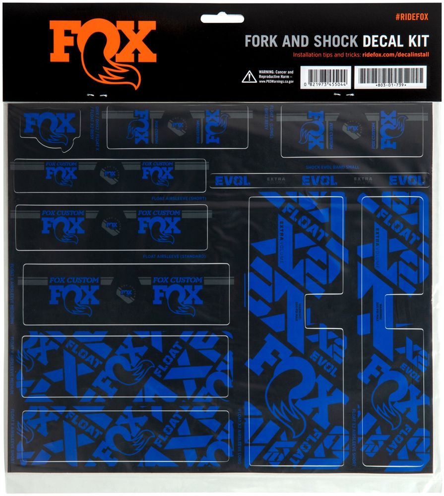 Fox Racing Shox Custom Fork und Shox Kit Aufkleberset kaufen | Bike-Discount