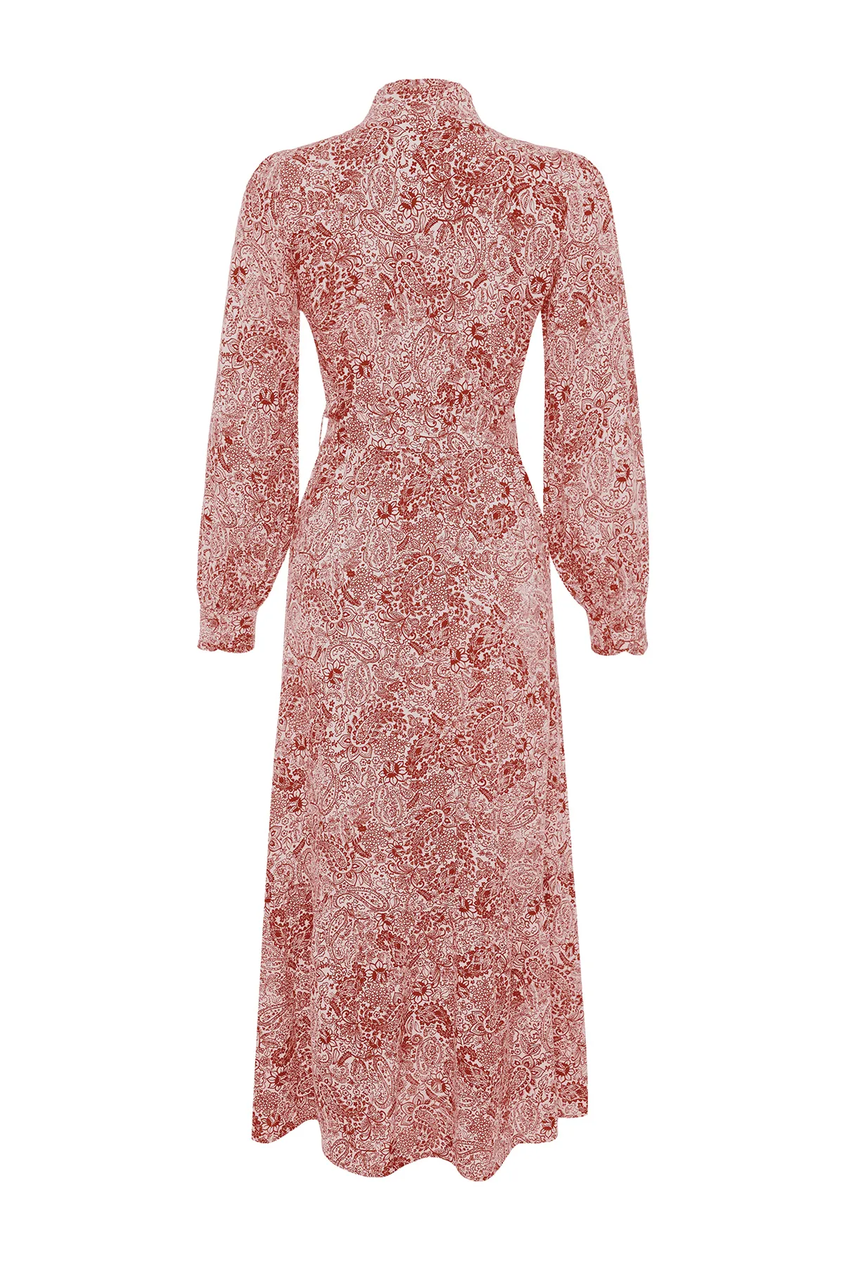 Trendyol Modest  Kleid aus gewebter Viskose mit Zimtblumenmuster TCTSS24EB00074