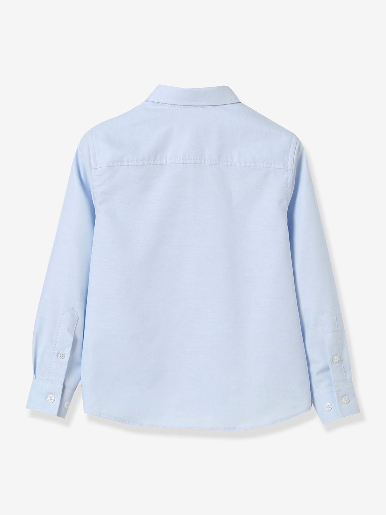 Chemise garçon oxford CYRILLUS bleu clair