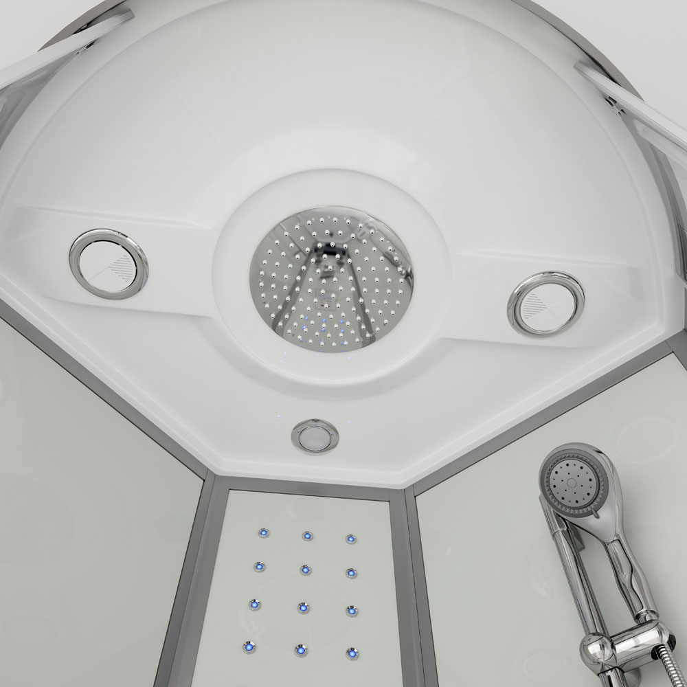 Home Deluxe Duschkabine WHITE PEARL - ca. 90 x 90 cm