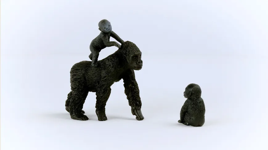 Schleich 42601 - Wild Life - Flachland Gorilla Familie