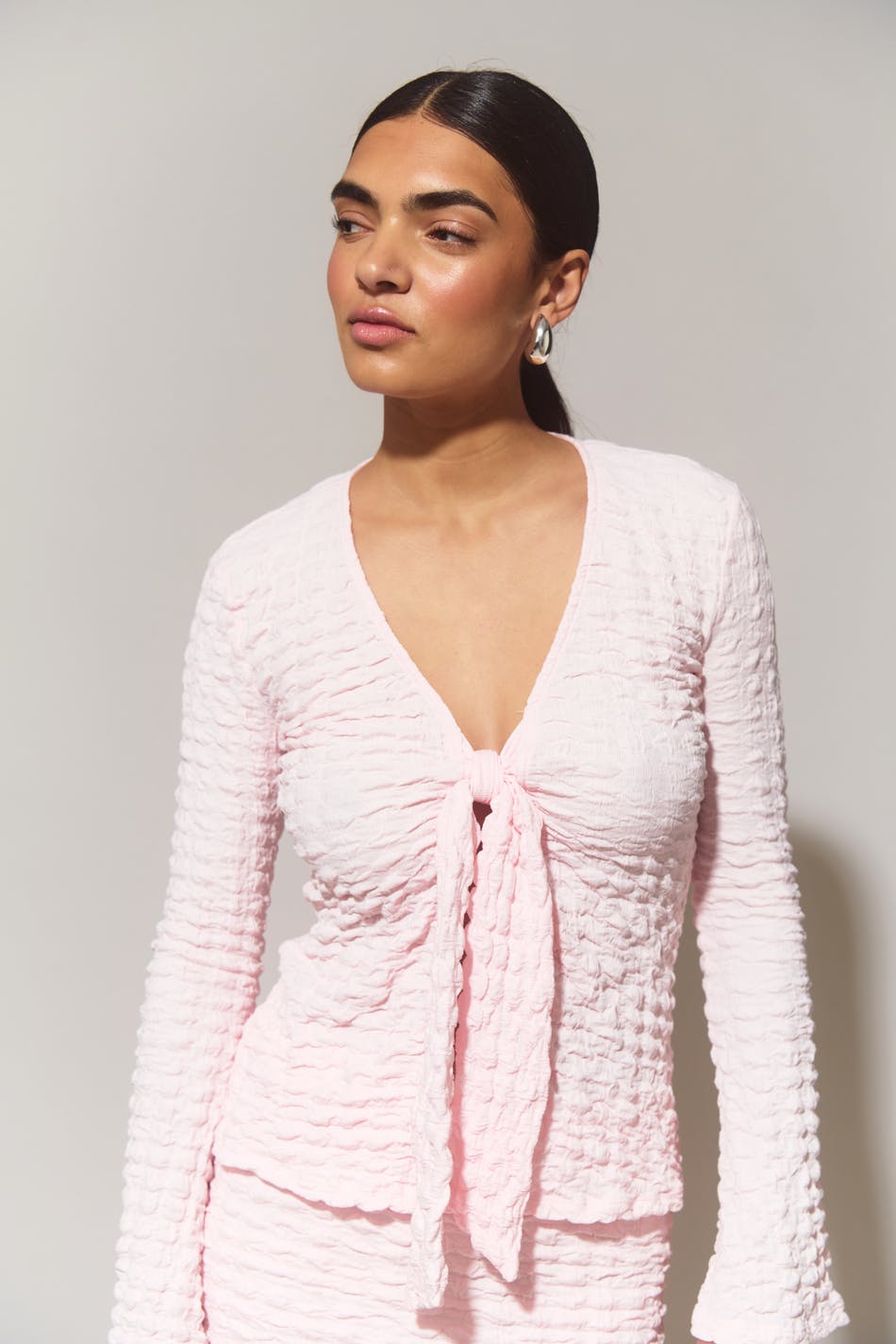 Tie front top