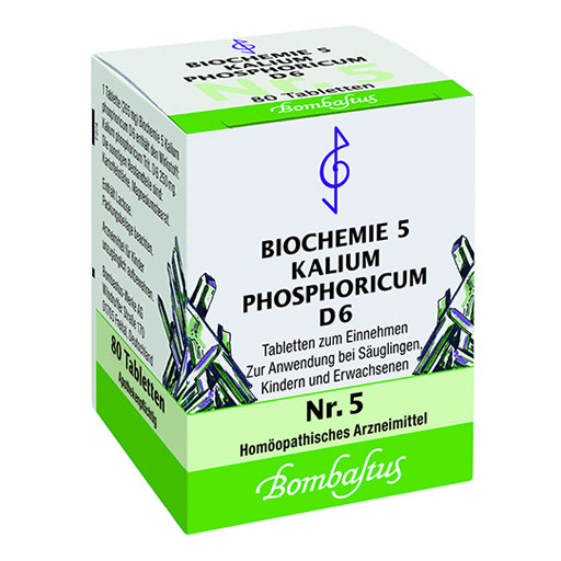 BIOCHEMIE 5 Kalium phosphoricum D 6 Tabletten  80 St  Tabletten