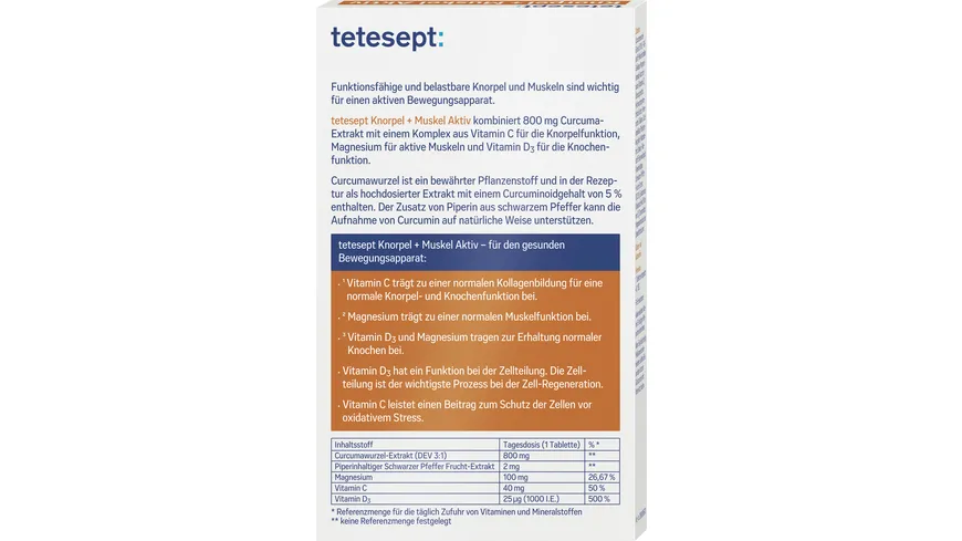 tetesept Knorpel + Muskel Aktiv