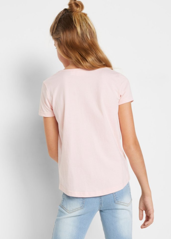 Mädchen T-Shirt (2er Pack) mit Bio-Baumwolle
