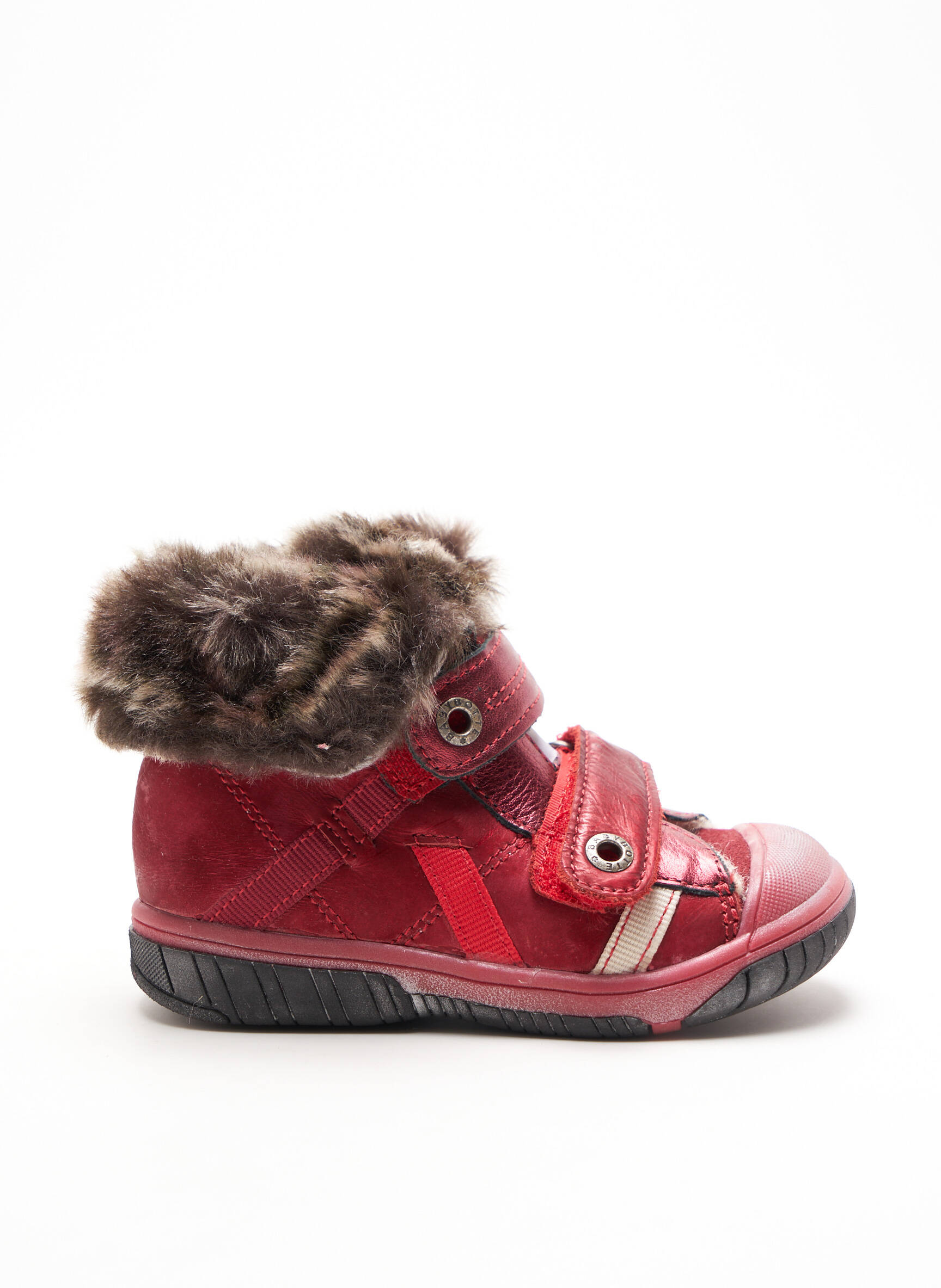 Babybotte Baskets Fille couleur rouge
