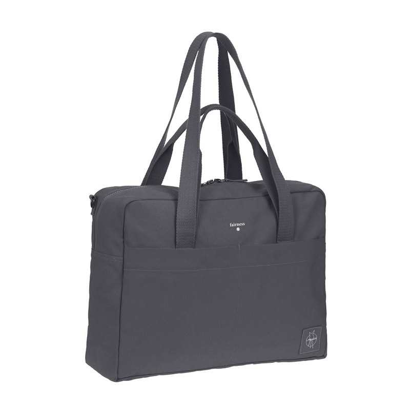 Sac à langer coton Essential gris anthracite Lässig