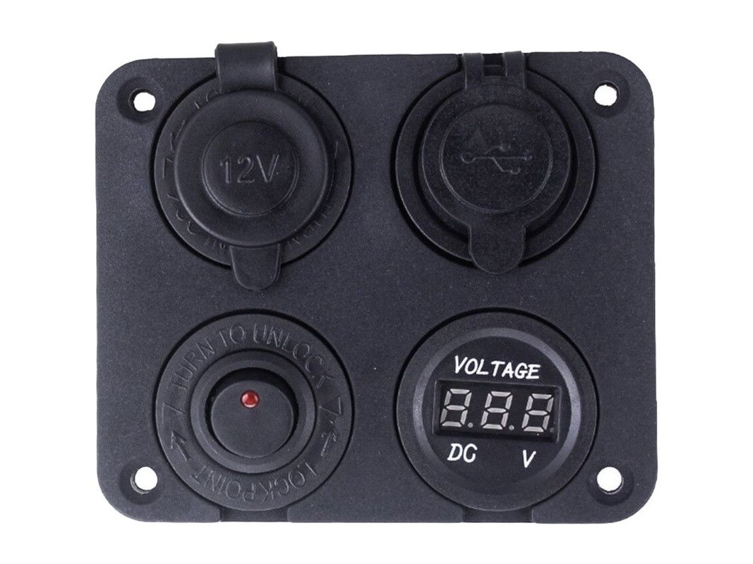 Car Systems 12 Volt 4 Module Einbaukit