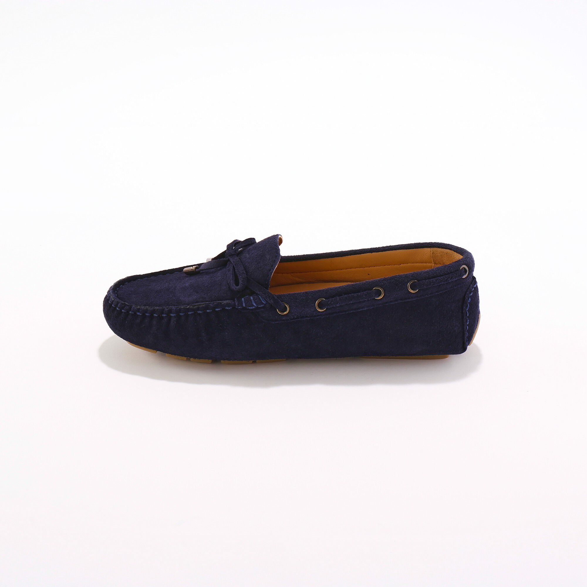 Mocassins en cuir ultra-souple à liens