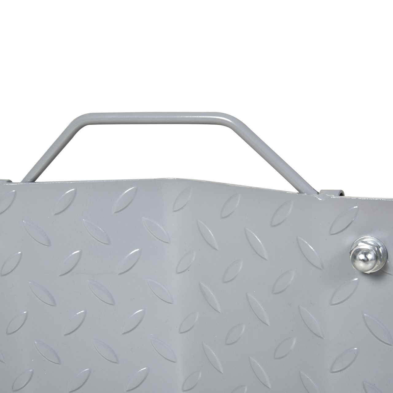 HOMCOM DURHAND Rangierheber 2 Stücke Rangierhilfe Reifenwechsel Wagenhebe Grau 40,5L x 30B x 13,5H cm