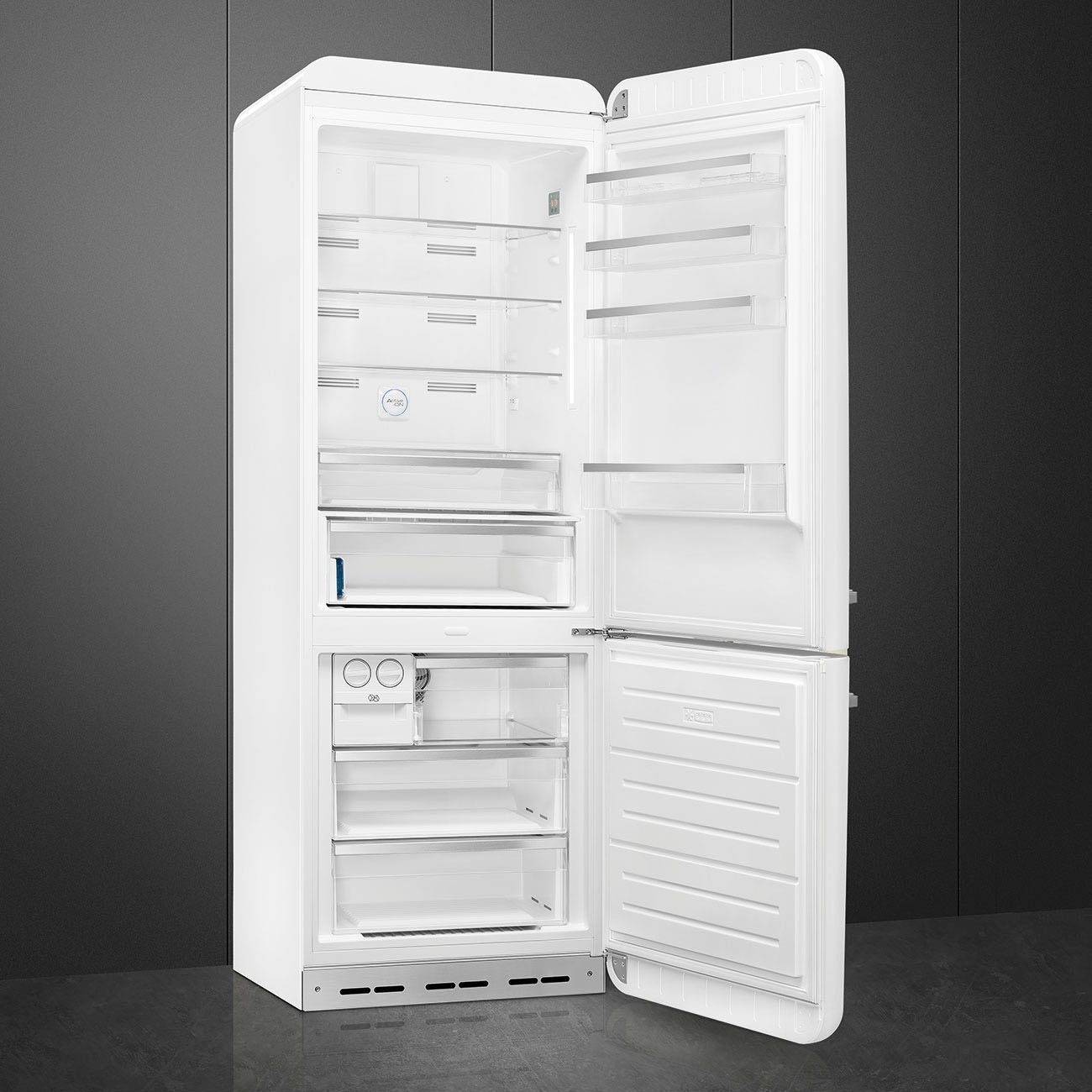 Smeg Kühl-/Gefrierkombination FAB38RWH5, 205 cm hoch, 70,6 cm breit
