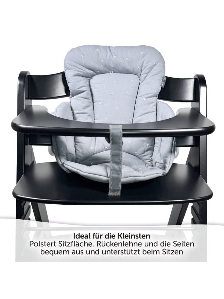 LaLoona Sitzverkleinerer für Hauck Alpha Hochstuhl - Curves in grau günstig kaufen onesize