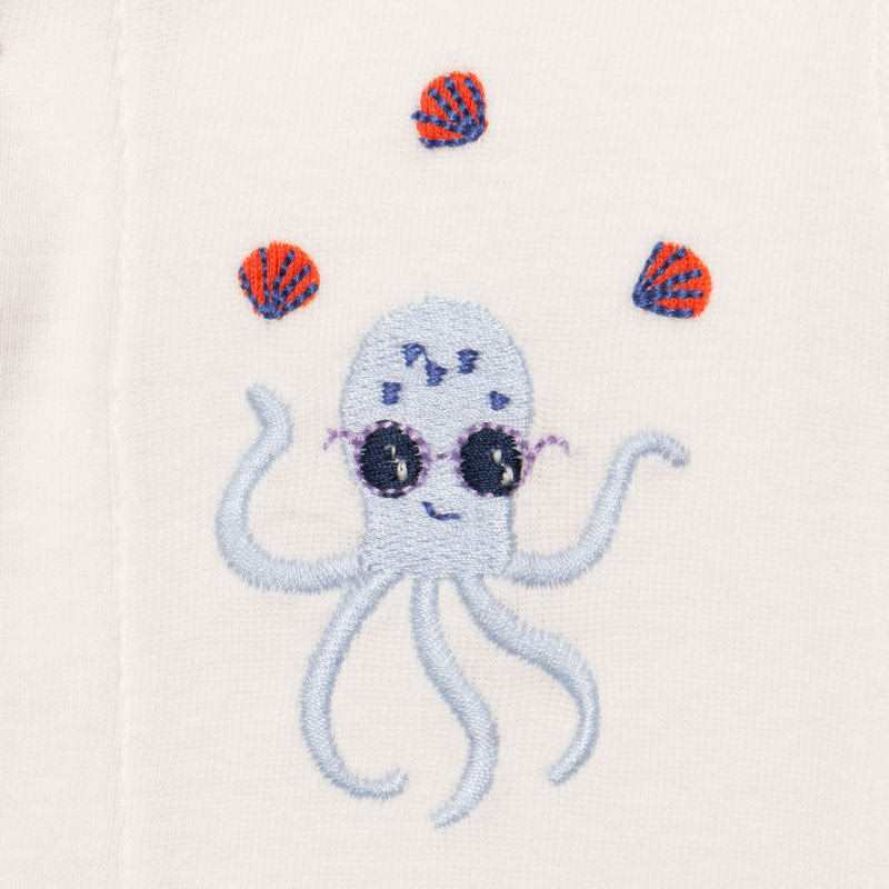 Pyjama bébé écru à motifs beige Catimini