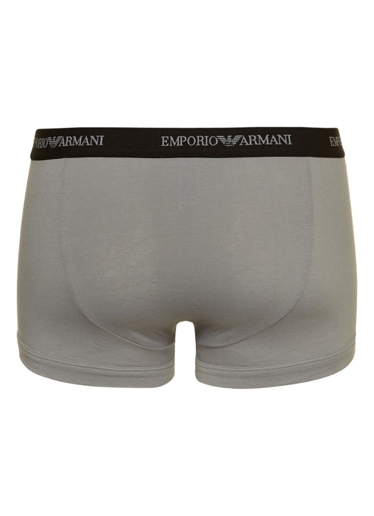 Boxer semplici Emporio Armani Trunk, confezione da 3