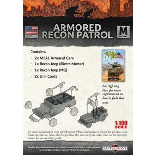 US Armored Recon Patrol