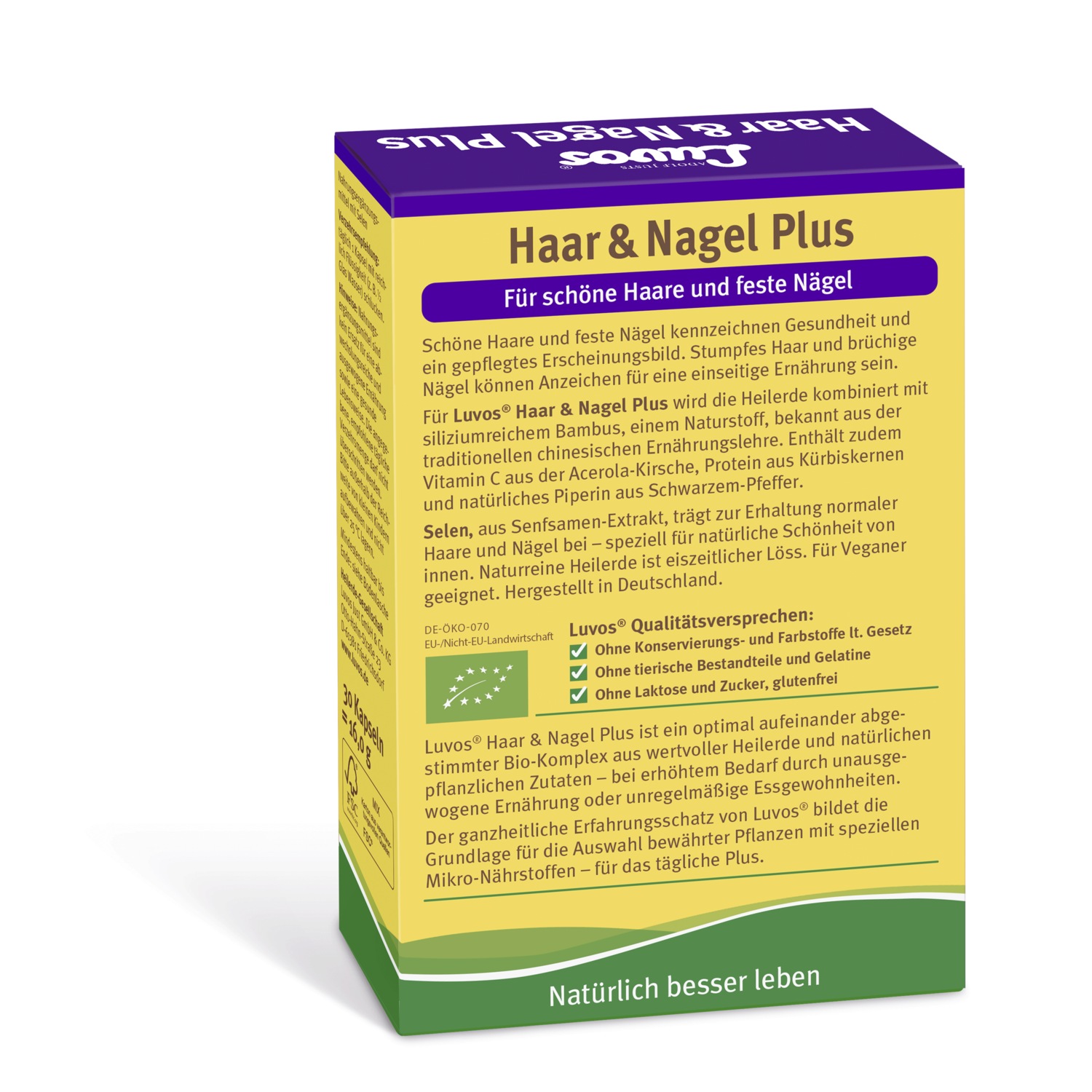 LUVOS Heilerde Bio Haar & Nagel Plus Kapseln