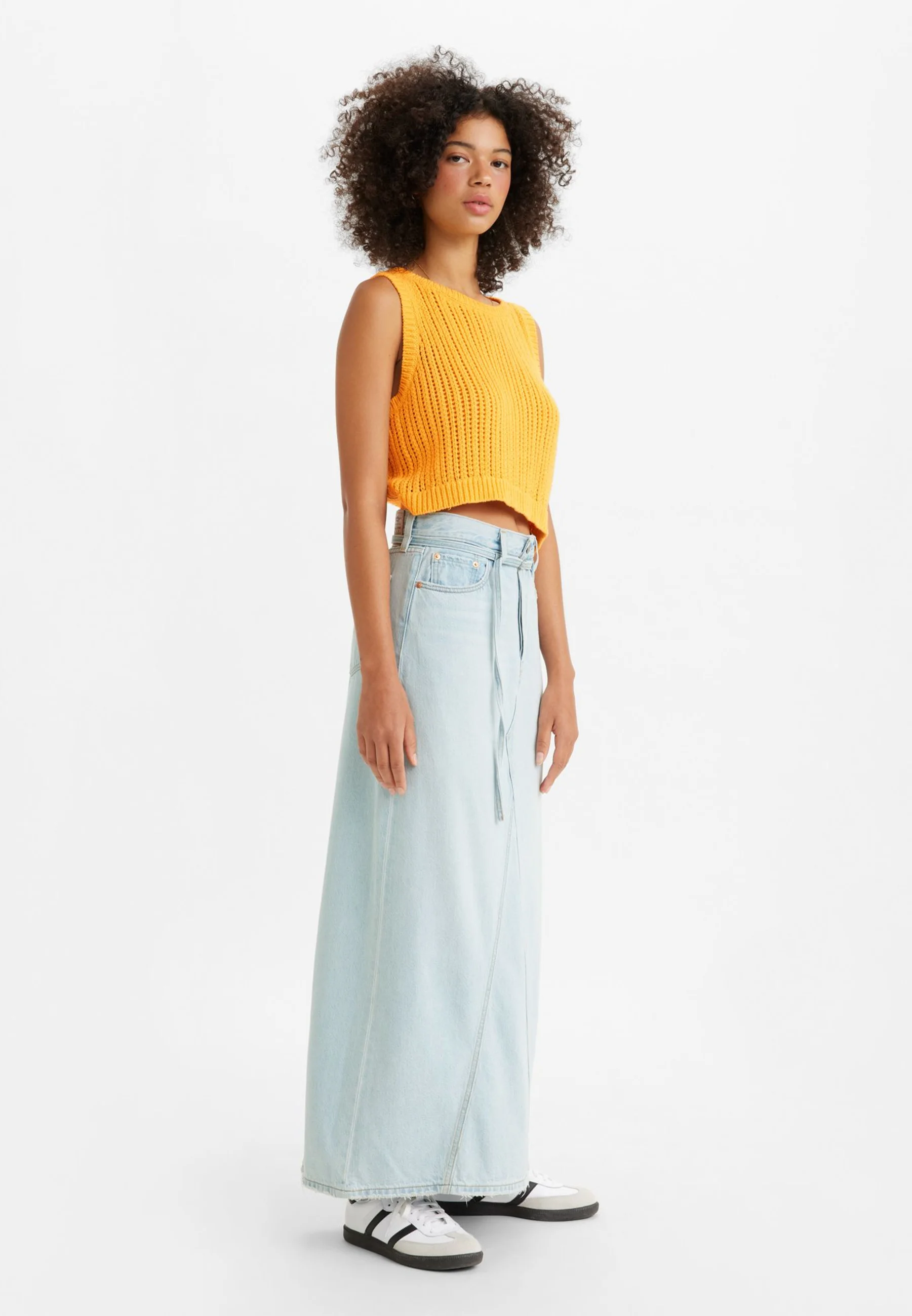Levi's® ICONIC LONG SKIRT BELT - Falda larga