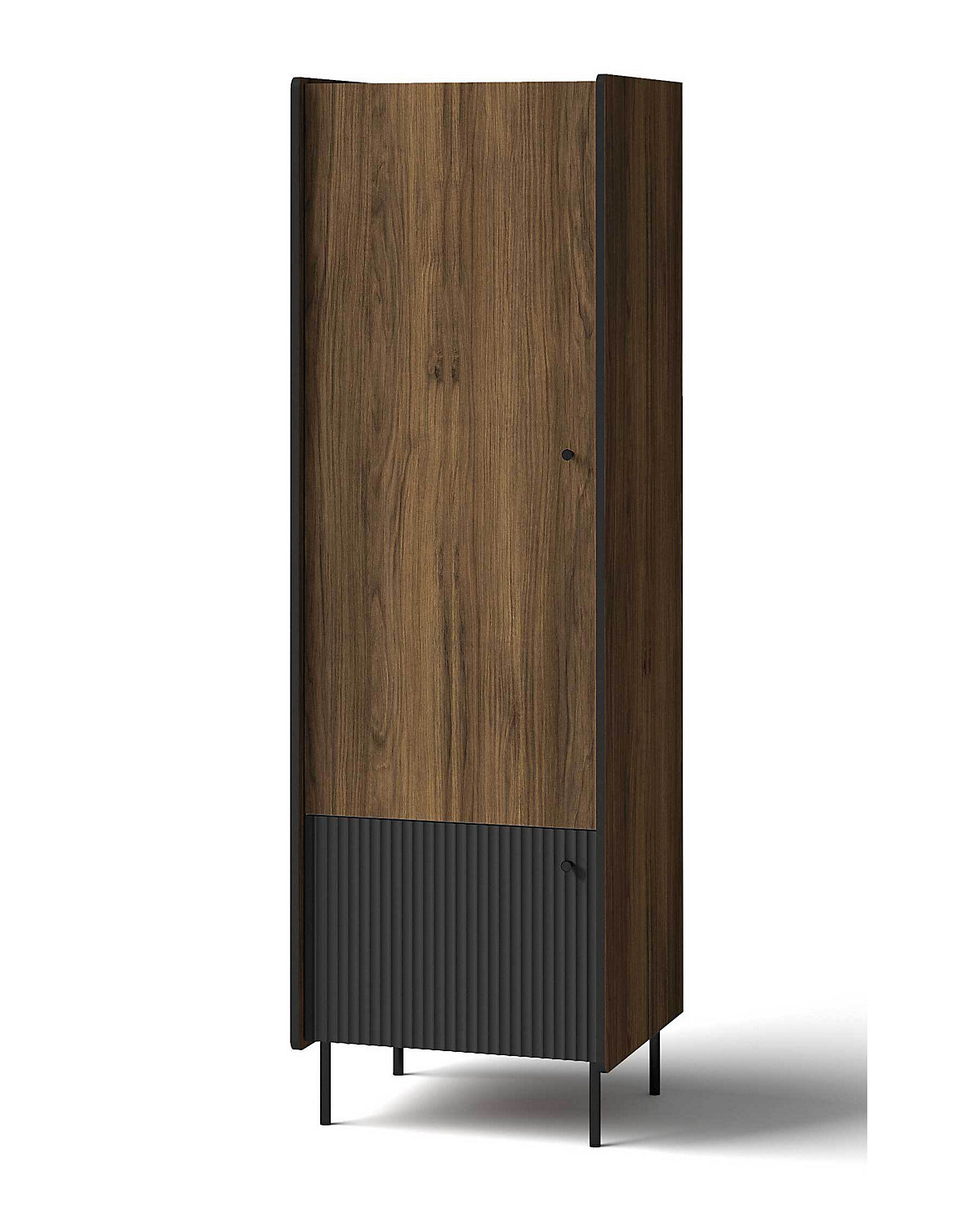 Kleiderschrank Drehtürenschrank Pereto 59x55x190cm 2-türig