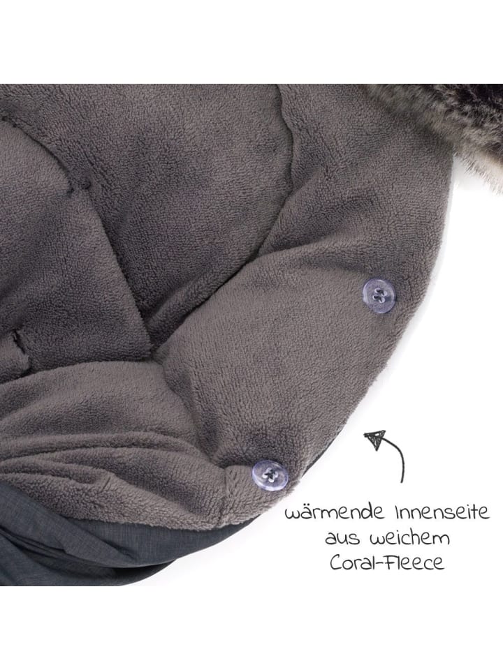Zamboo Universal Thermo-Fleece Fußsack in grau günstig kaufen onesize