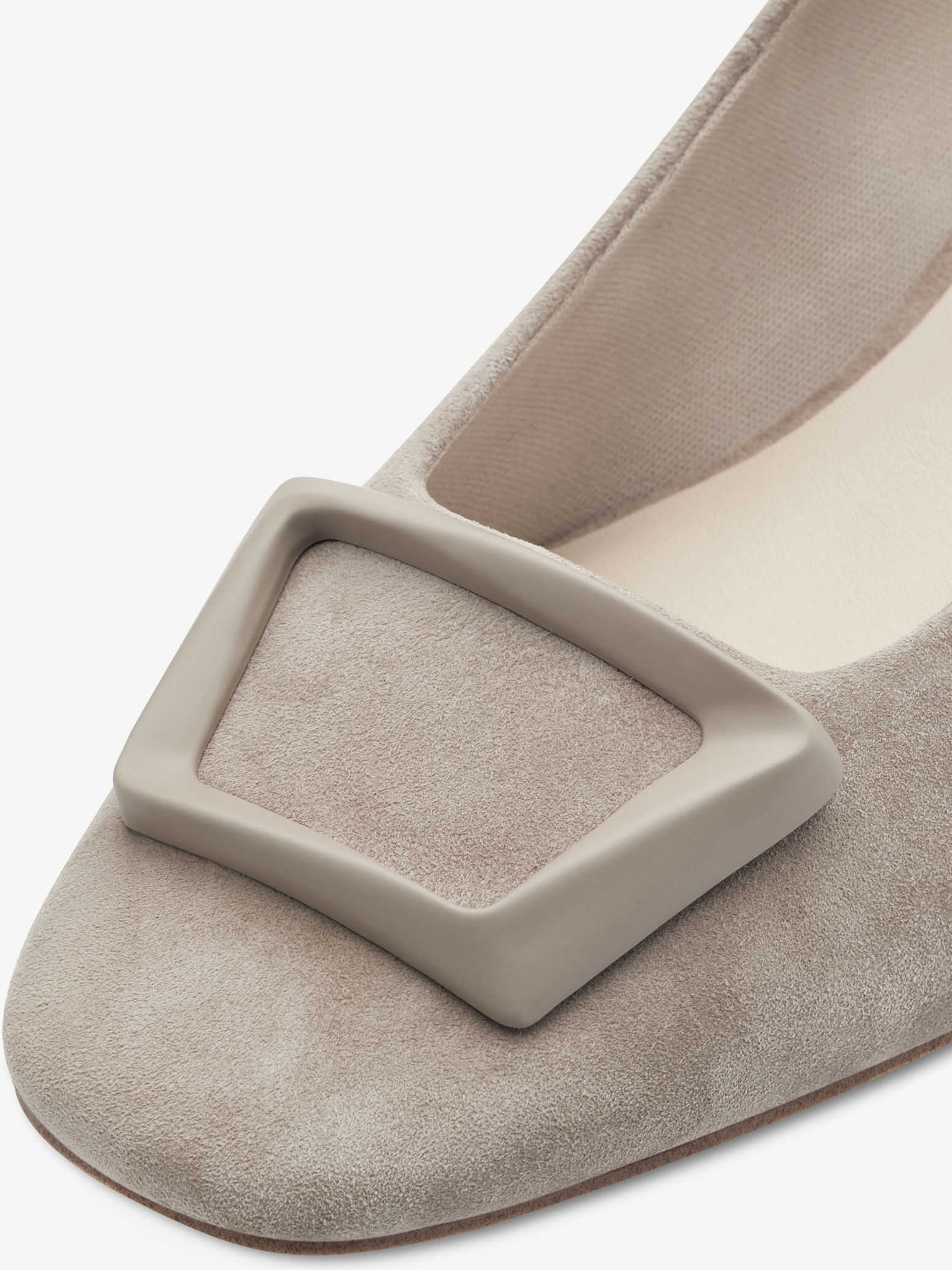 Escarpin en cuir - beige