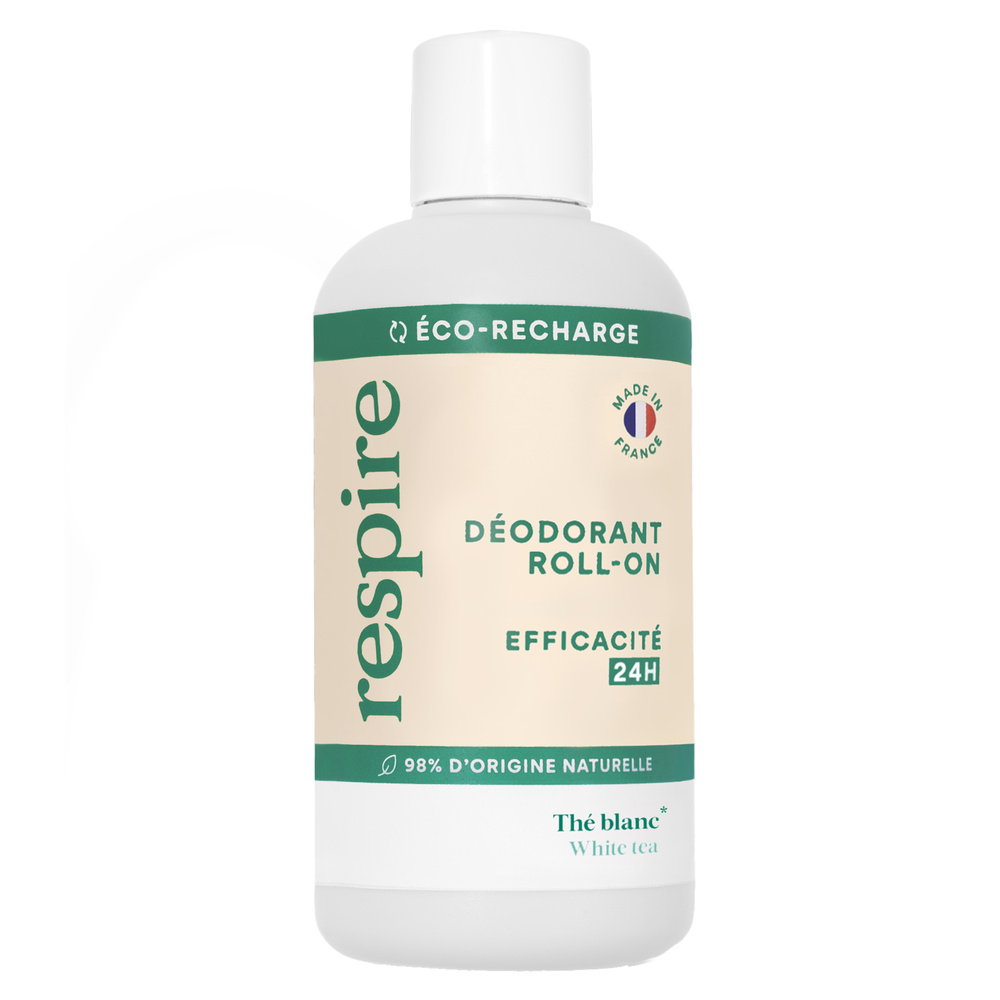 Respire RESPIRE Eco-Recharge Déodorant Roll-on Thé blanc DEODORANT
