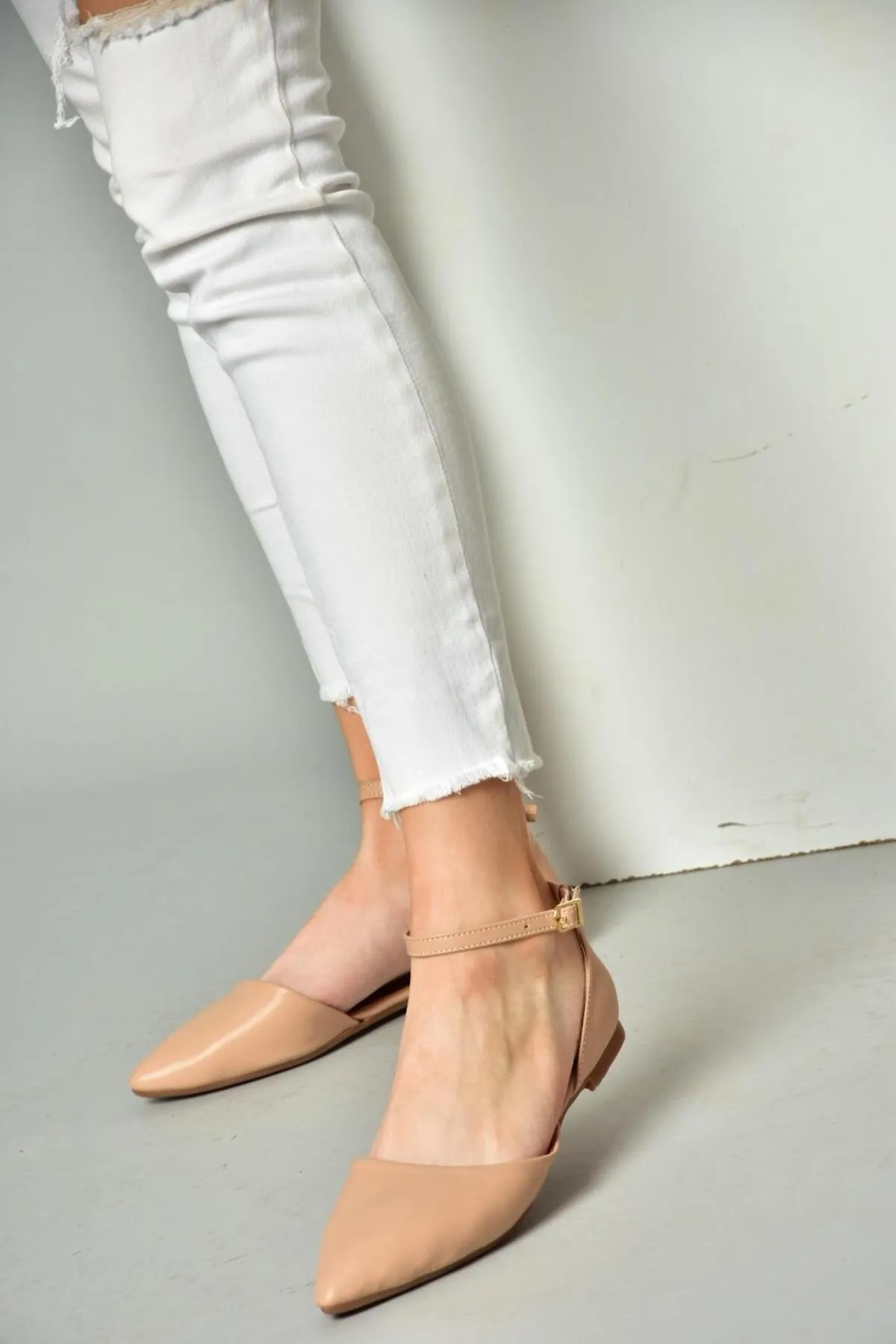 Fox Shoes  S726299609 Hellbraune Ballerinas für Damen