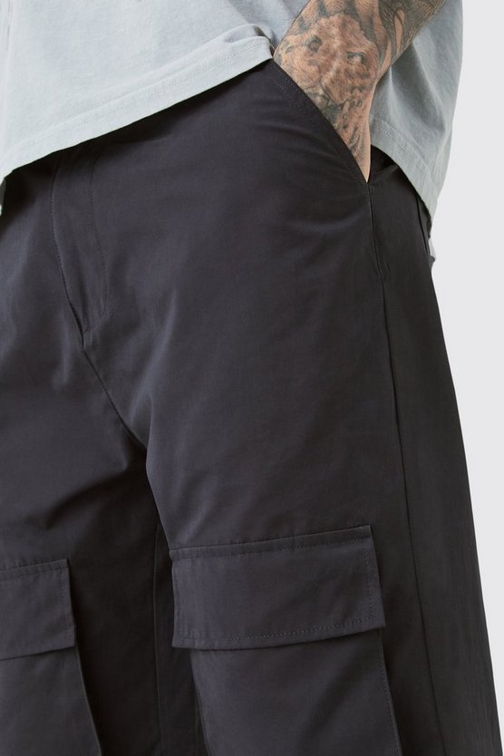 Tall lockere Cargo-Schlaghose