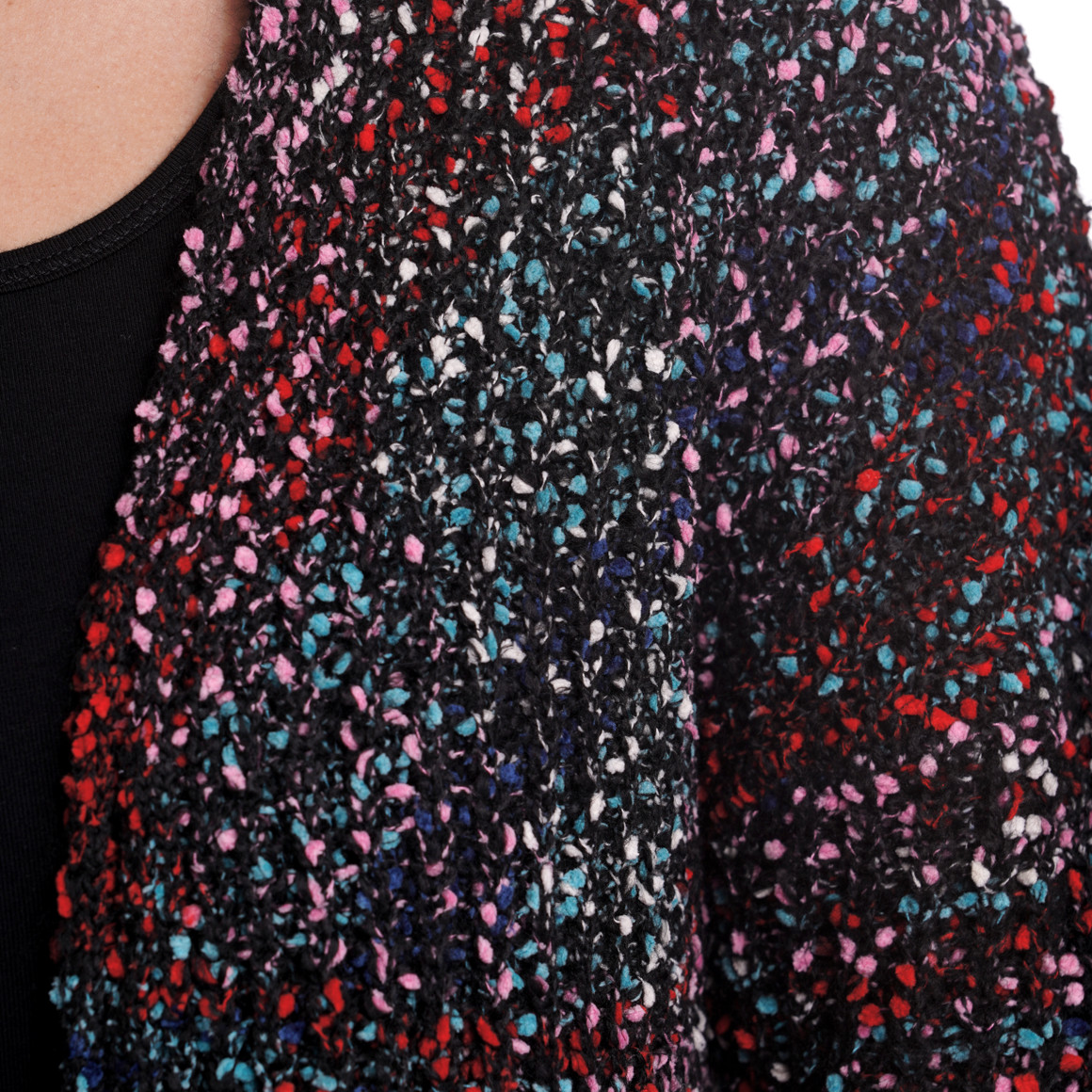 Damen Strickjacke im bunten Dessin