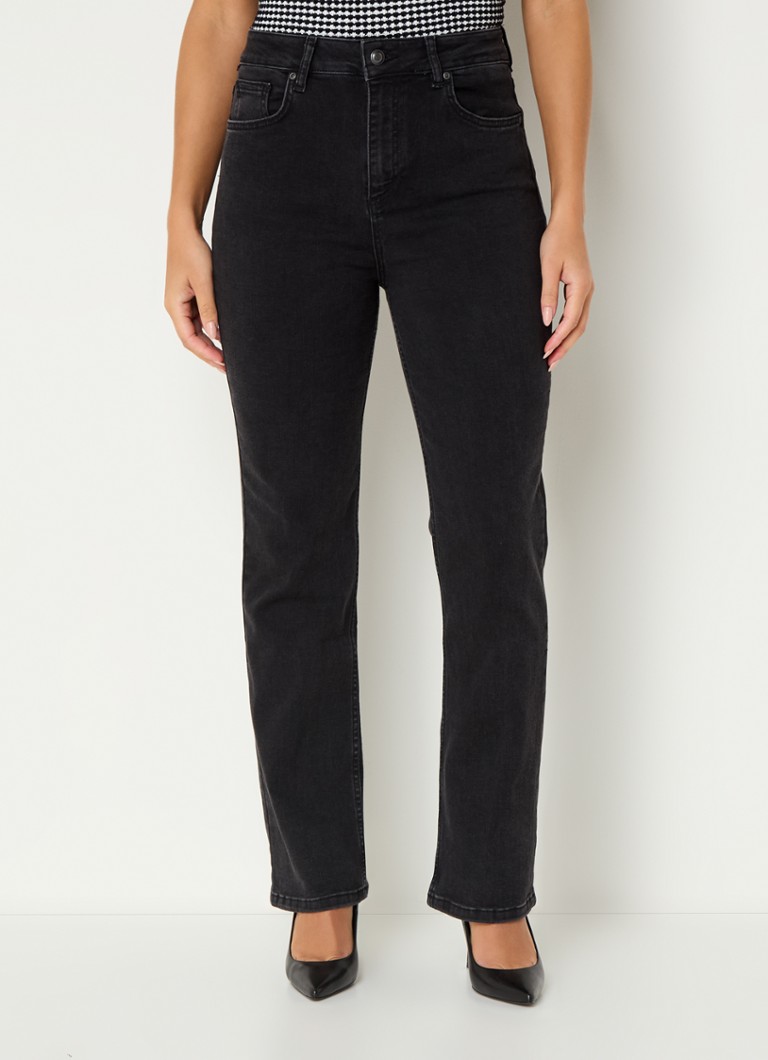 LKBennett Alice high waist loose fit jeans with colored wash