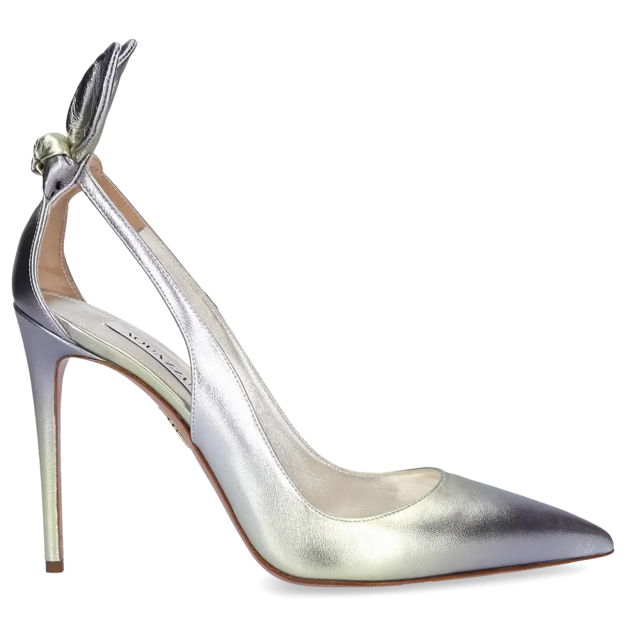 Aquazzura - Pumps BOW TIE 105 Nappaleder - gold