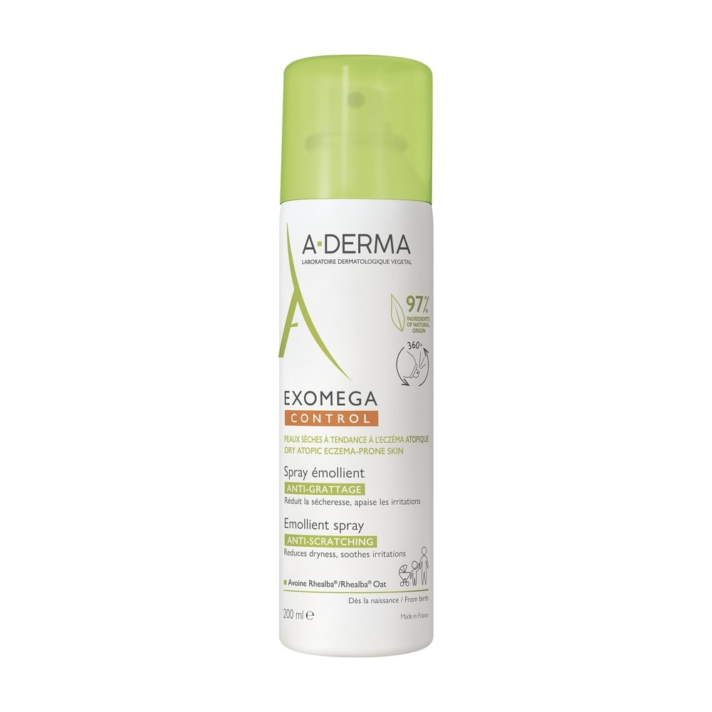 A-Derma Exomega Control - Spray émollient anti-g rattage 200ml Spray émollient