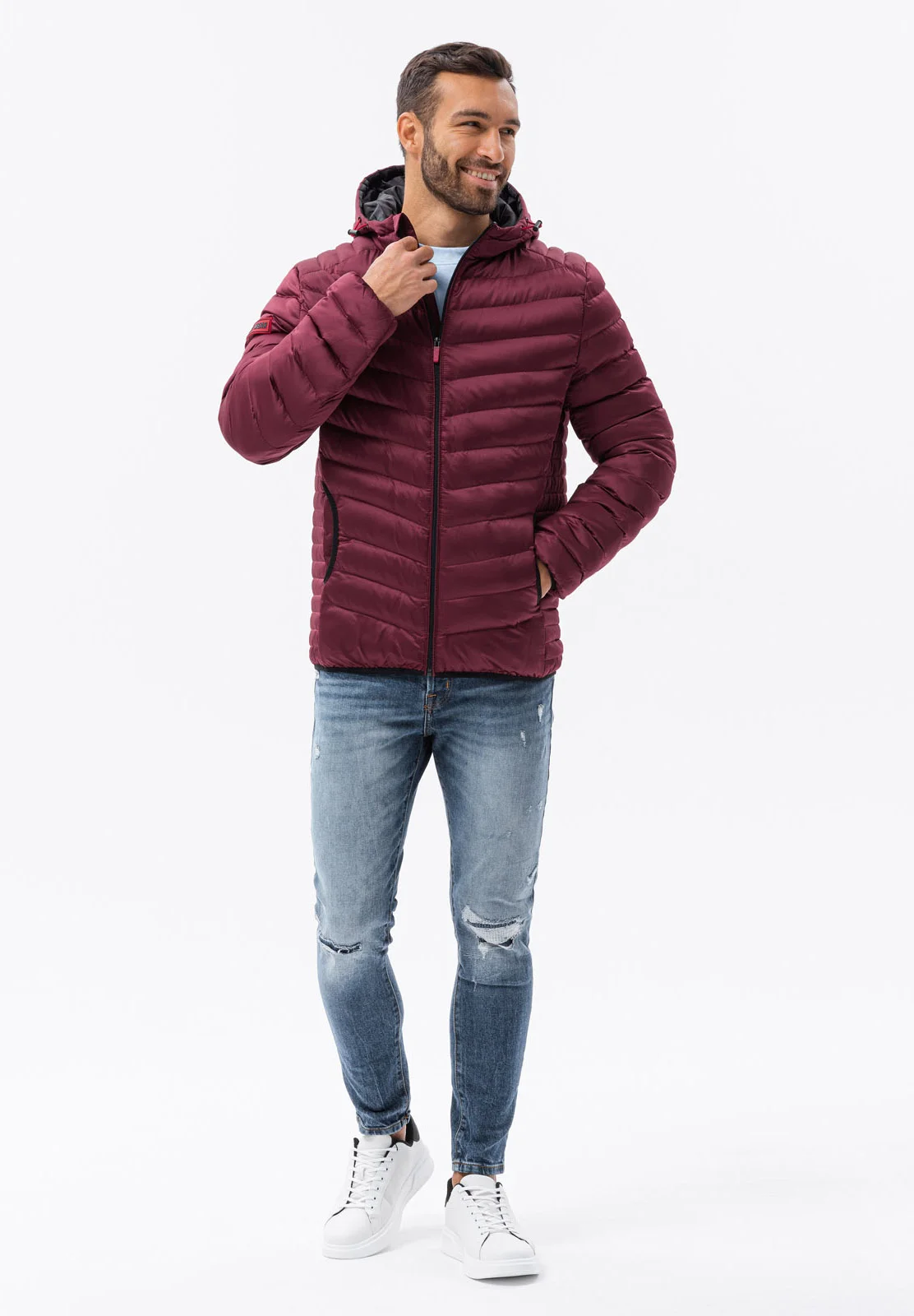 Chaqueta de invierno ombré