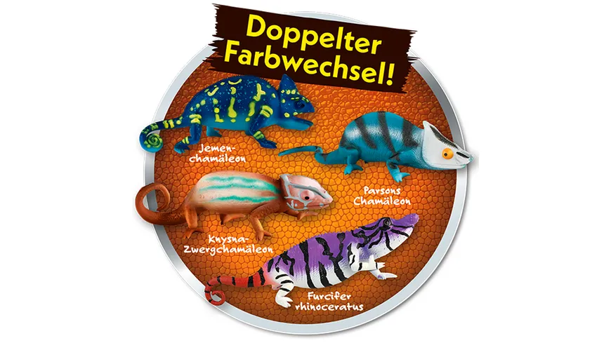 Blue Ocean - Planet WOW Farbwechsel-Chamäleons, 1 Stück, sortiert