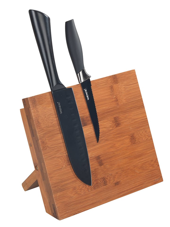 Wenko Magnet-Messerblock in Hellbraun - (L)21 x (B)23,5 cm günstig kaufen onesize