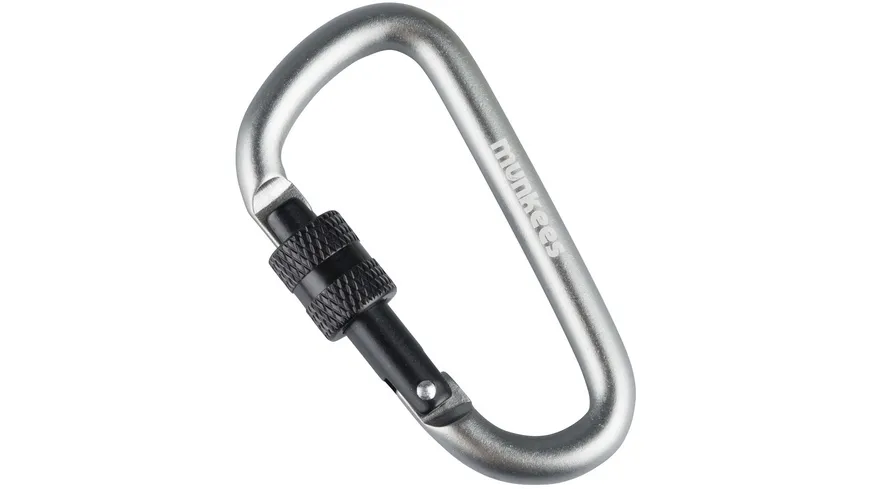 munkees Schraubverschluss Karabiner D Form